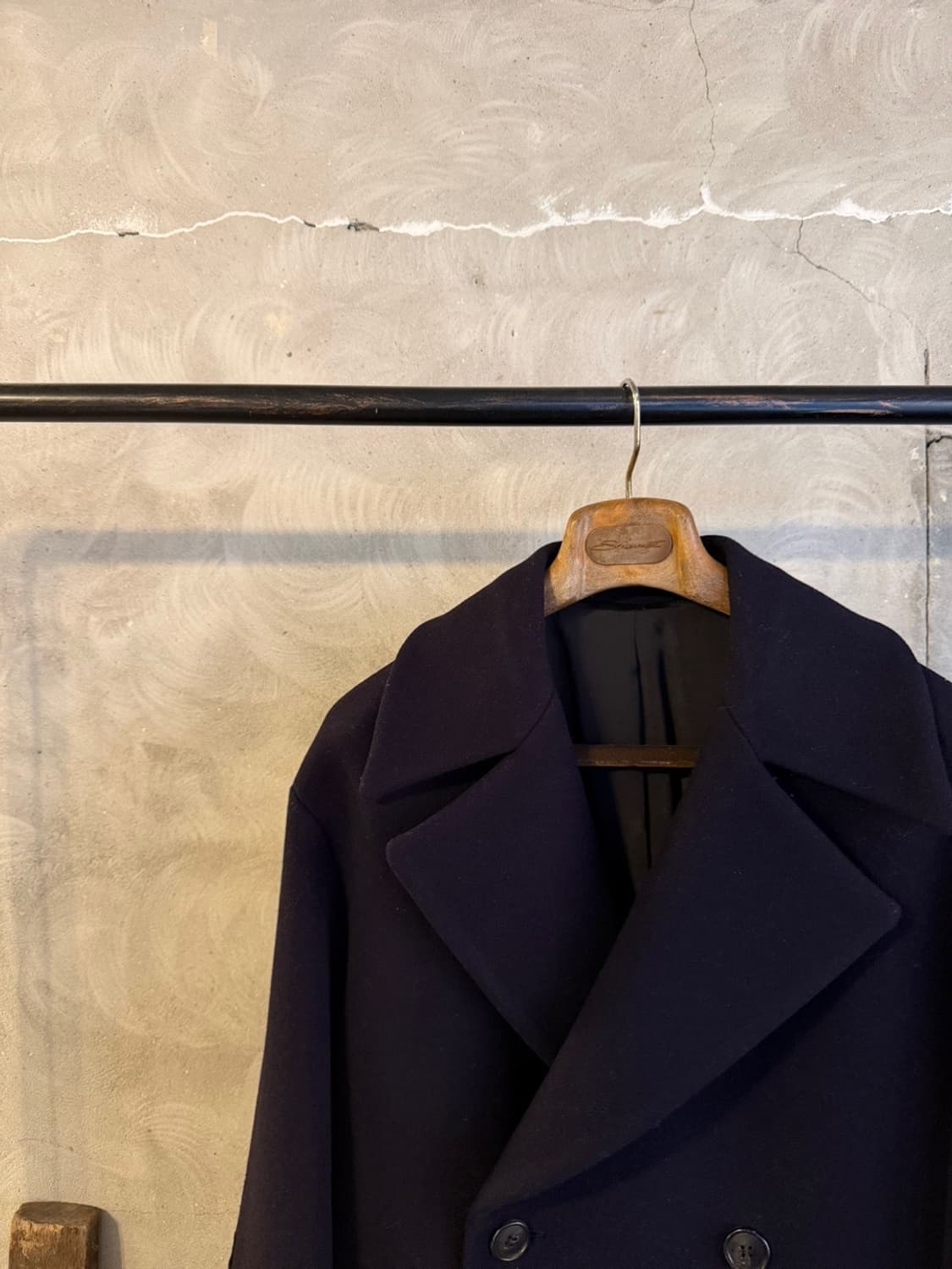 시스템 더블 브레스티드 코트 100~105 상품이미지2