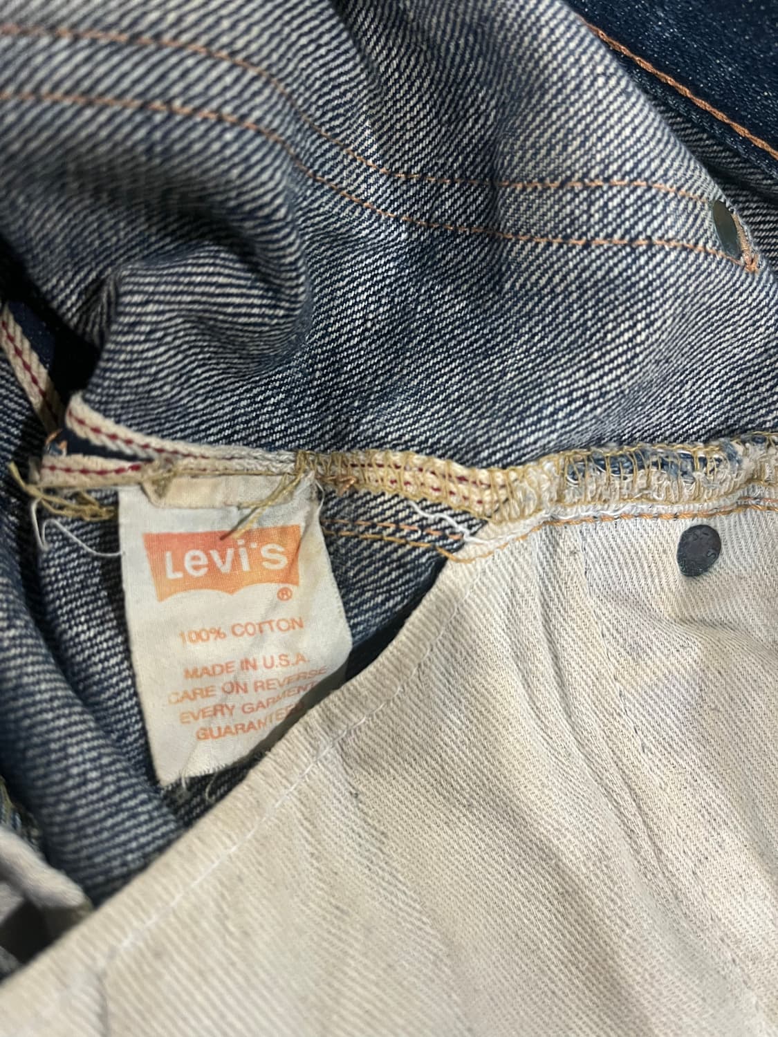 리바이스 빅E + Made in USA + 201모델 상품이미지8
