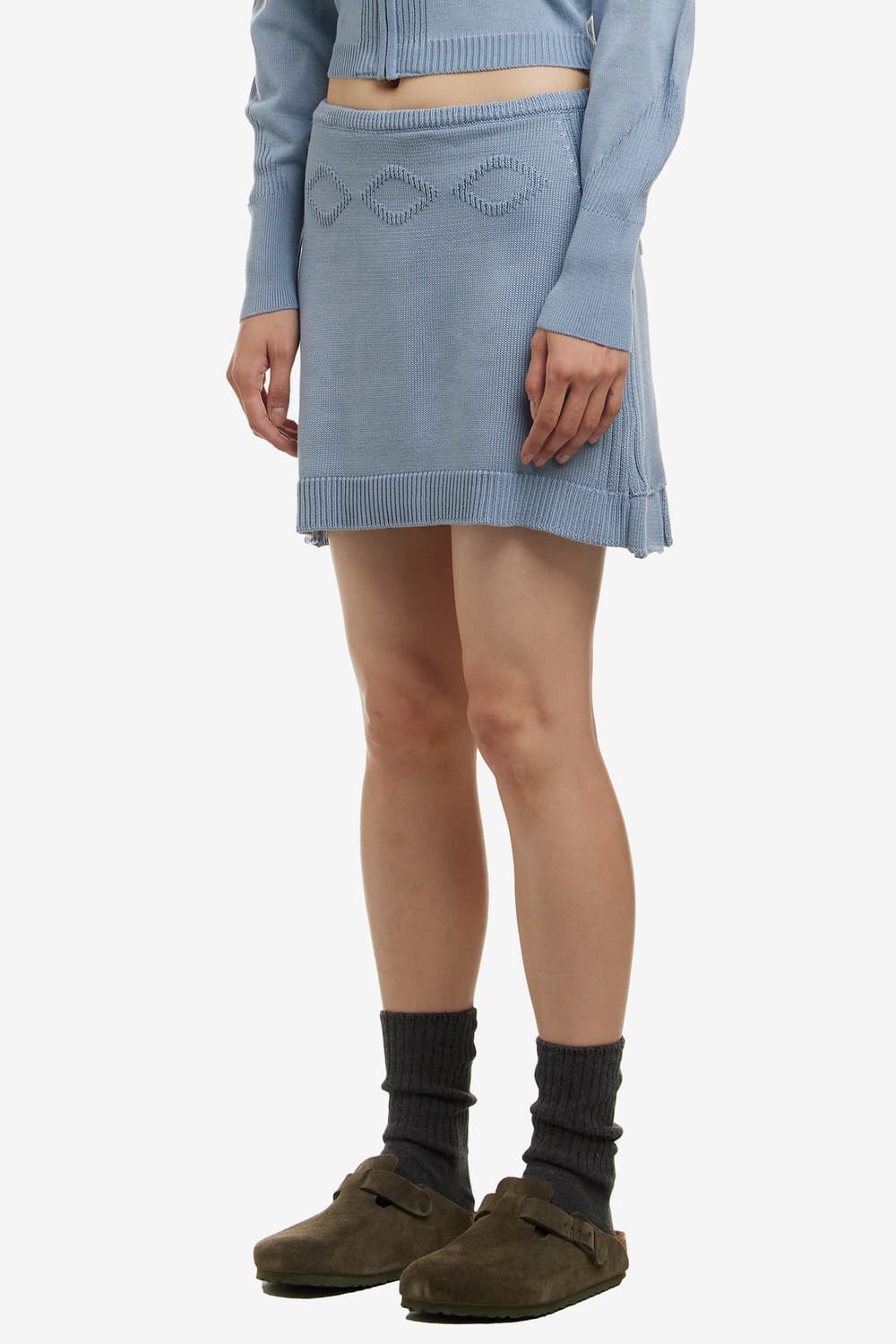 미스치프 RHOMBUS KNIT SKIRT 상품이미지3