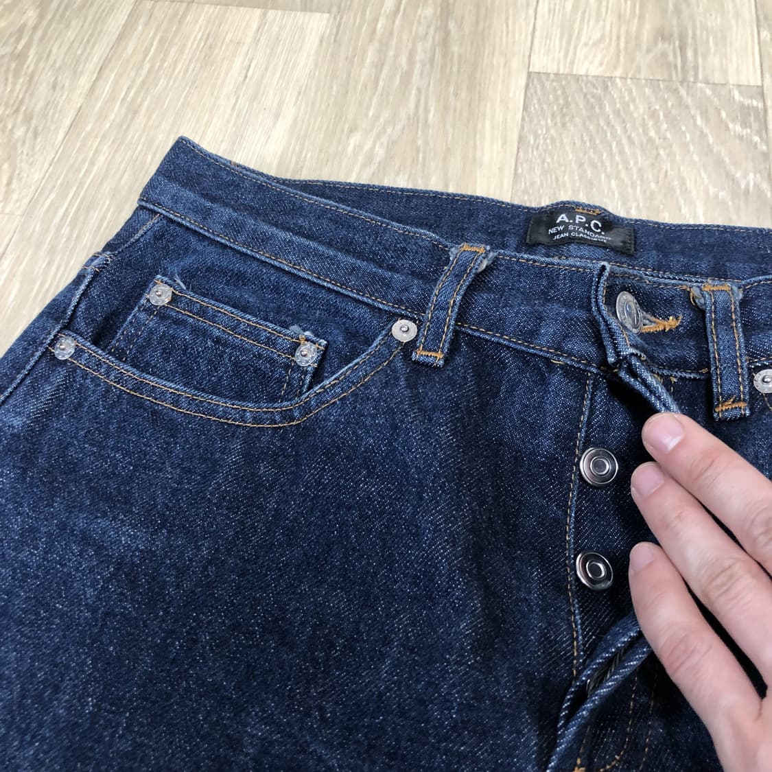 (30) 아페세 A.P.C 뉴스탠다드 스트레이트핏 셀비지 APC  데님 상품이미지5