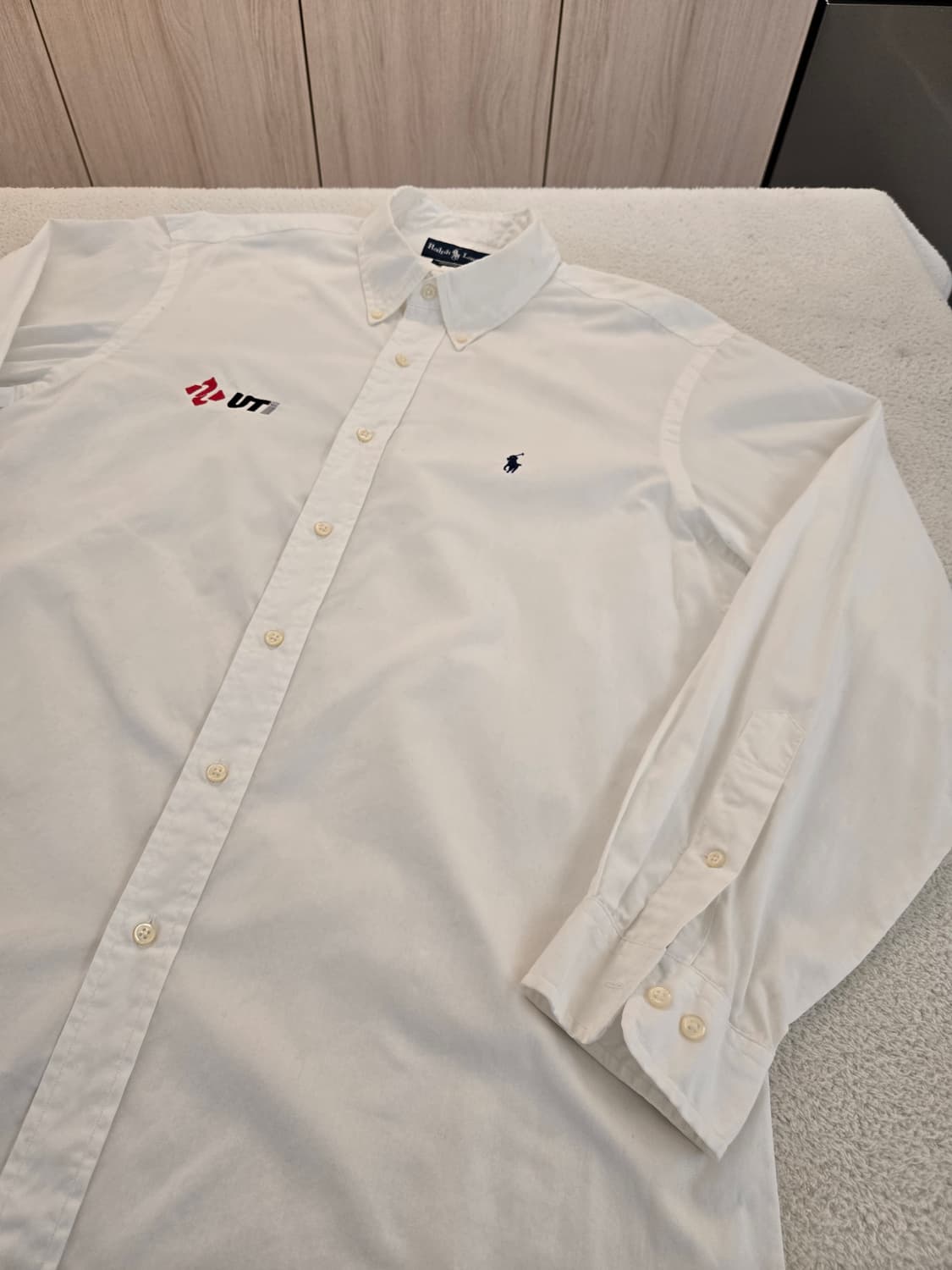 폴로 랄프로렌 화이트 셔츠 긴팔(빈티지 폴로 : UTi) 17과1/2 상품이미지8
