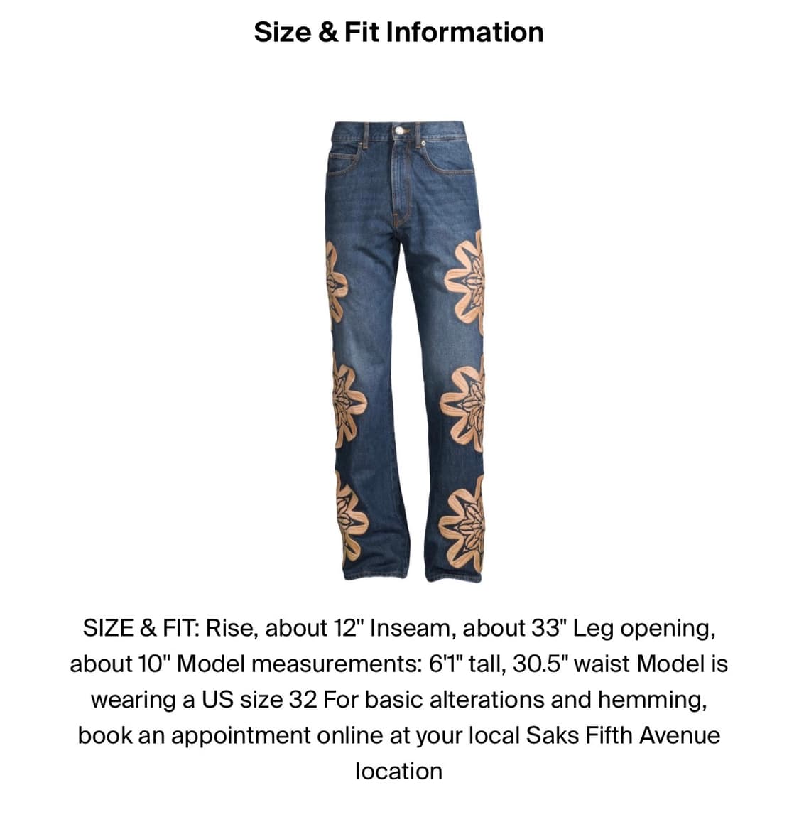 BLUEMARBLE Embroidered denim jeans 상품이미지6