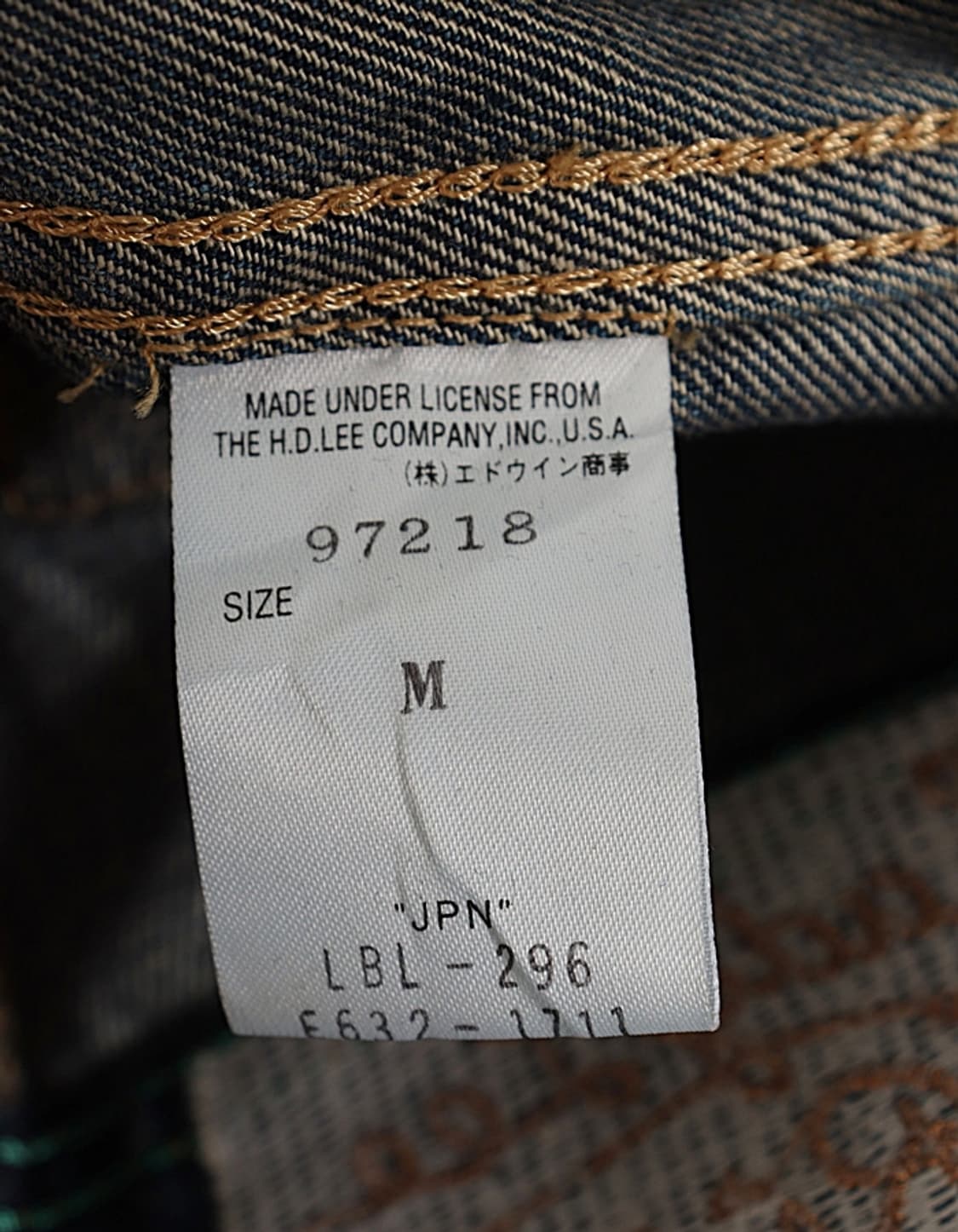 Lee RIDERS x et vous Denim Jacket 상품이미지9