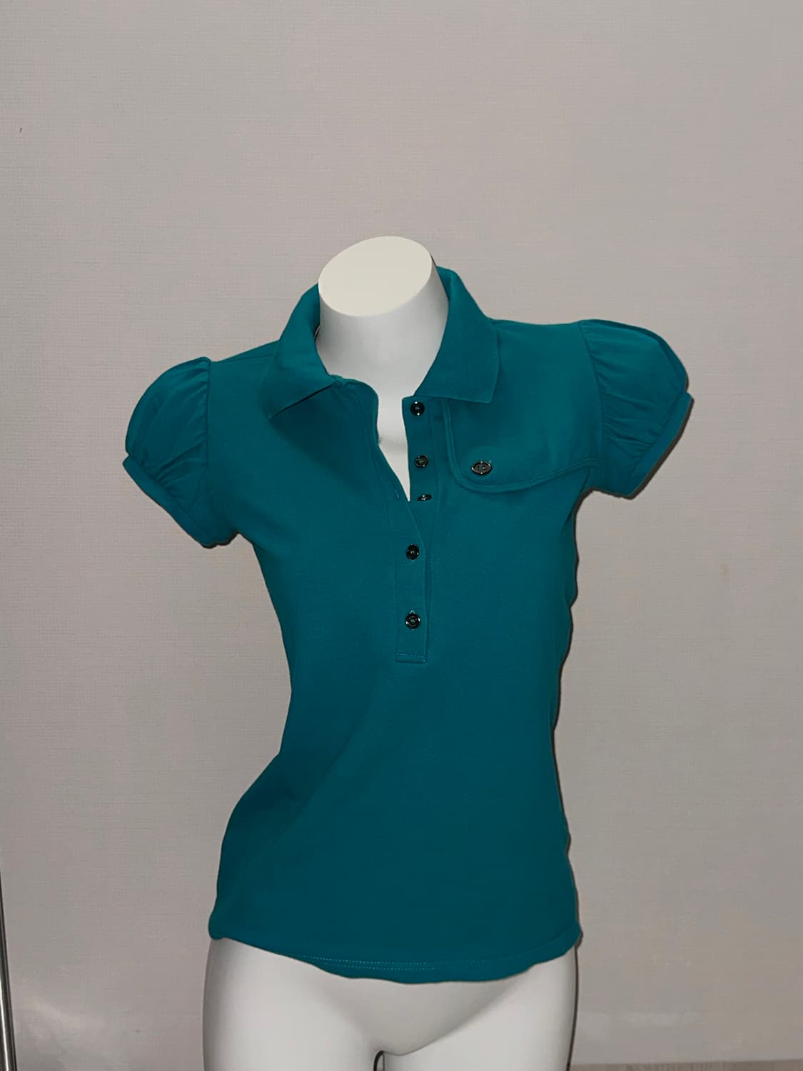 버버리 빈티지 퍼프소매 카라티 상품이미지7