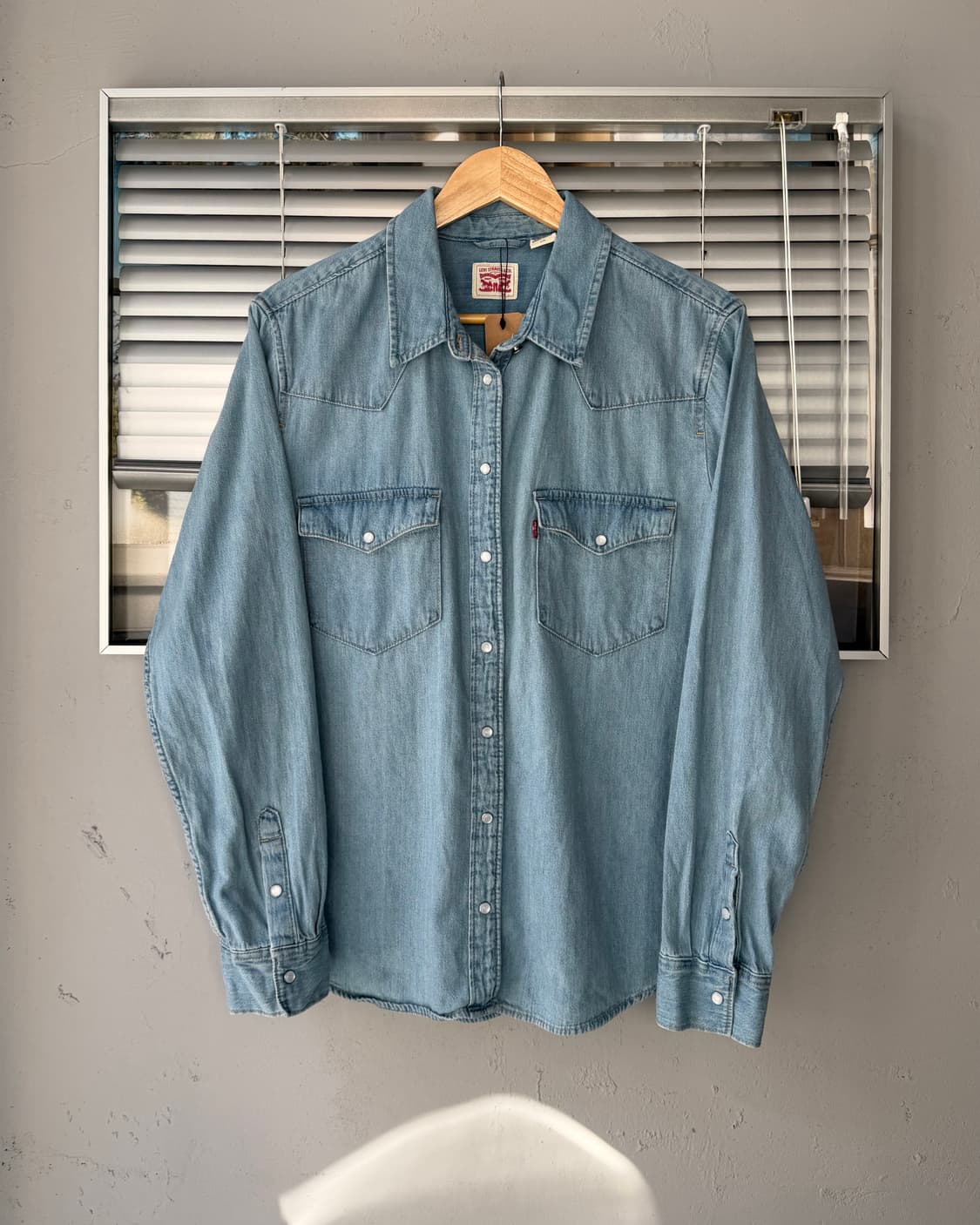 Levis western two pocket denim shirt 상품이미지1