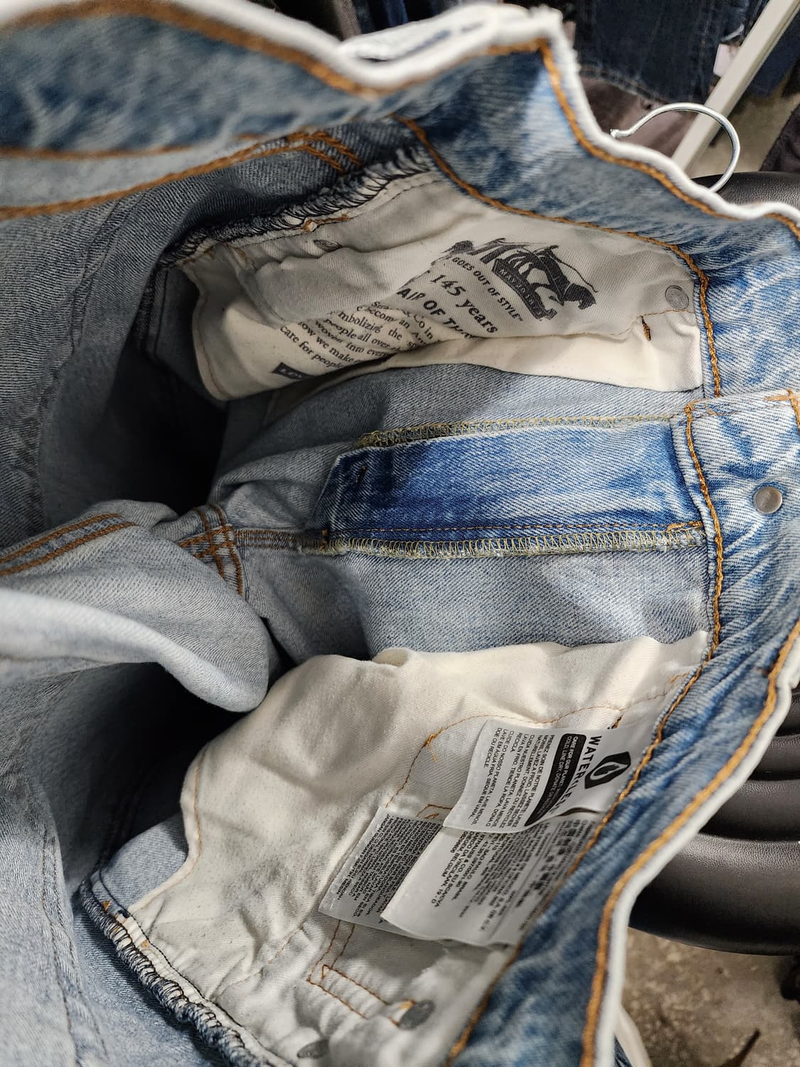 리바이스 513 빈티지 연청 데님  상품이미지6