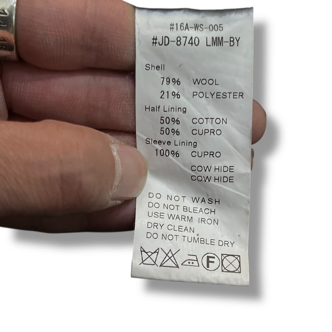  단톤 울 더블 코트 y13935 상품이미지7