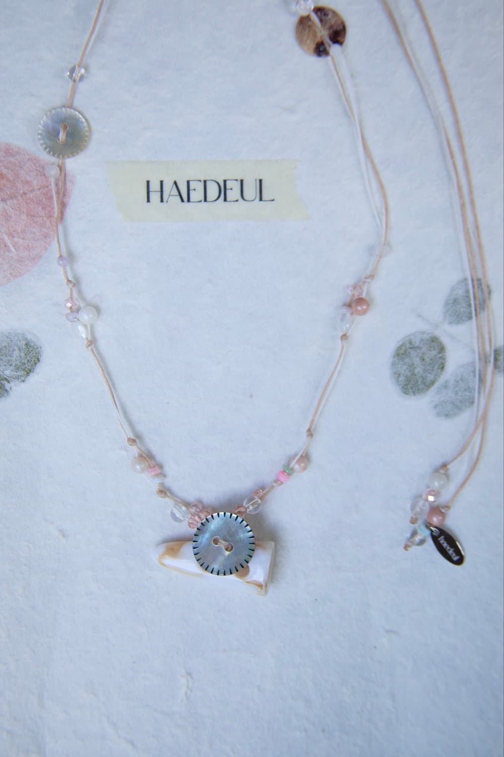 Daylight Button Necklace 상품이미지4
