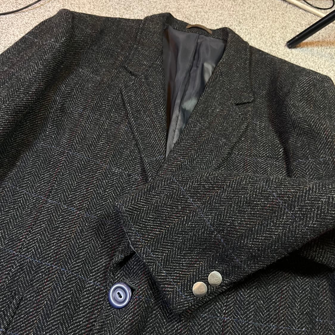 Y.S.L 입생로랑 하운드 울 블레이저 자켓 상품이미지2