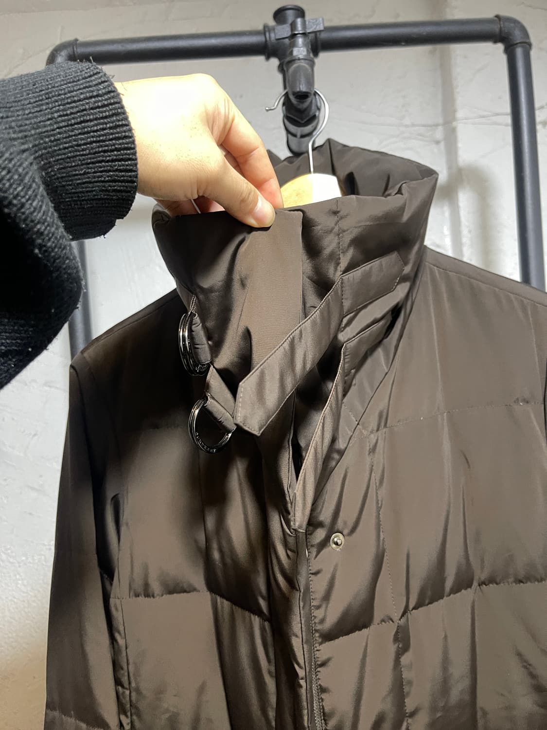 빈티지 버버리 다운 롱패딩 상품이미지6