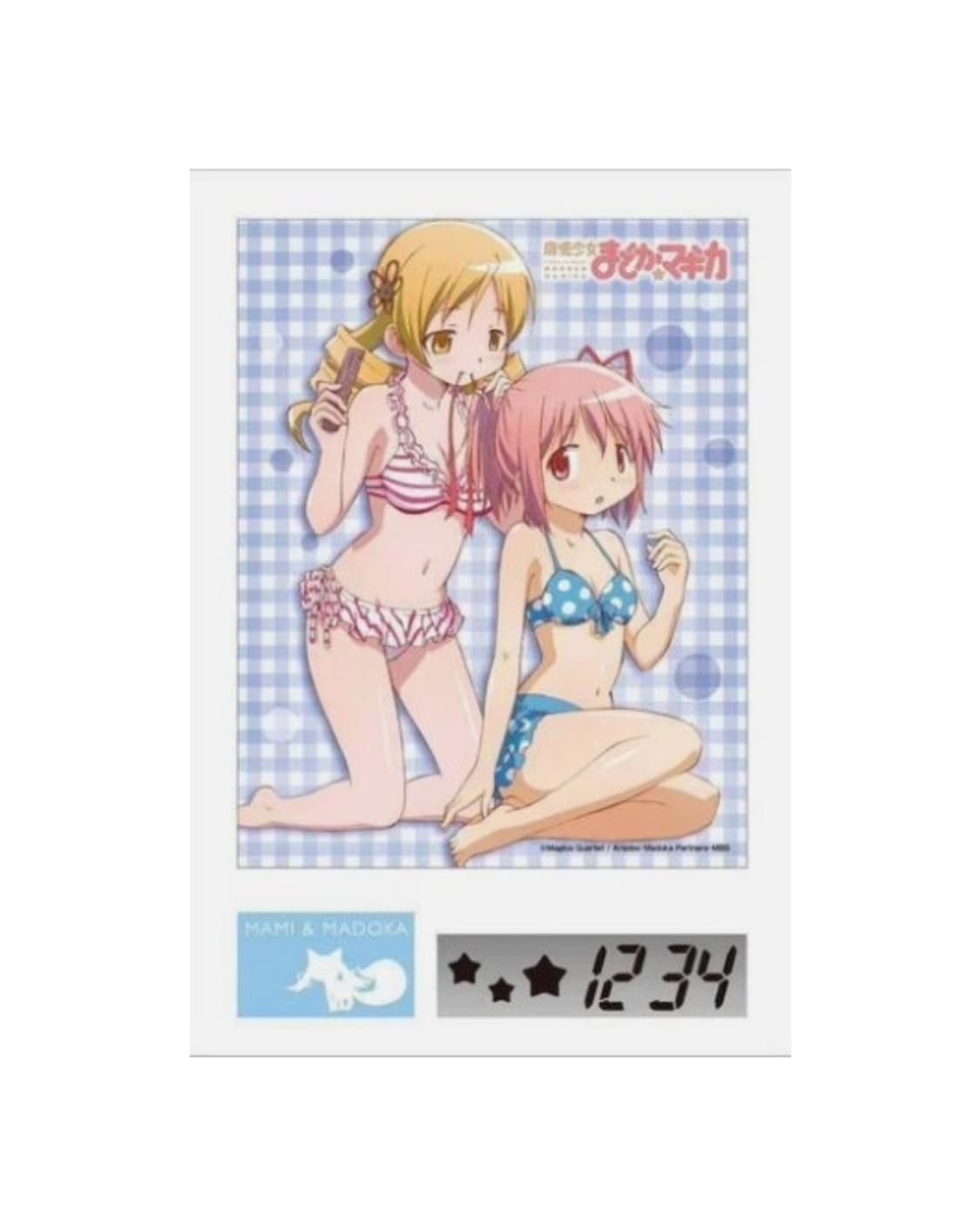 마법소녀 마도카 마기카 마미, 마도카 포토 스탠드 탁상시계 상품이미지1