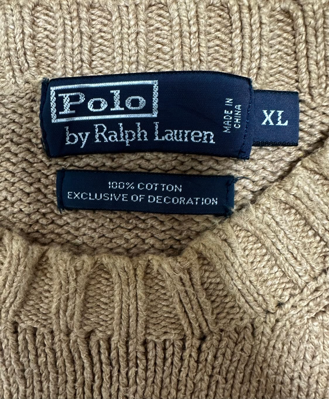 폴로 랄프로렌 베이지 니트  상품이미지3