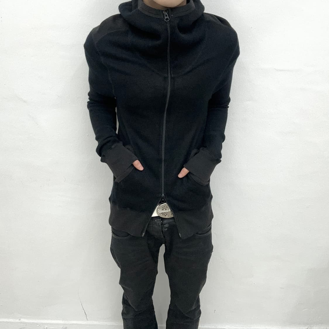 Underfloor knit hood jacket 상품이미지2