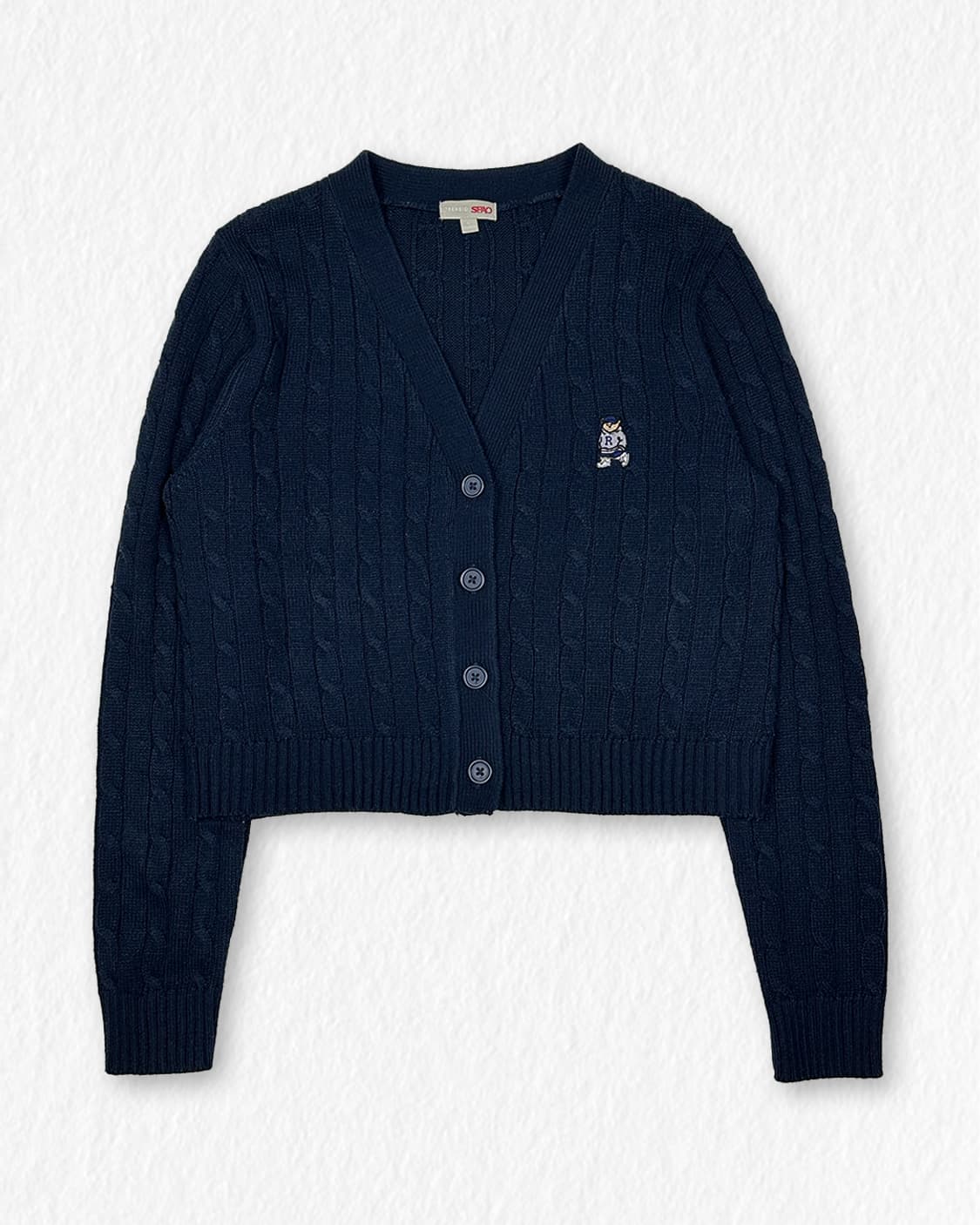 스파오 케이블 크롭 니트 가디건 상품이미지1