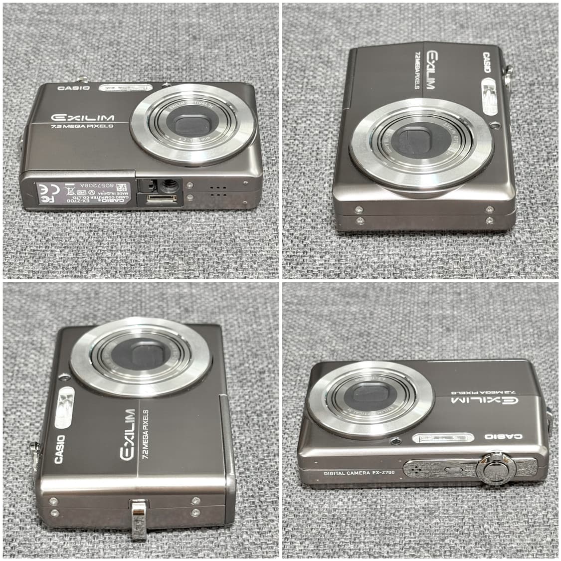 카시오 엑실림 EX-Z700 라이트브라운 빈티지디카 상품이미지3