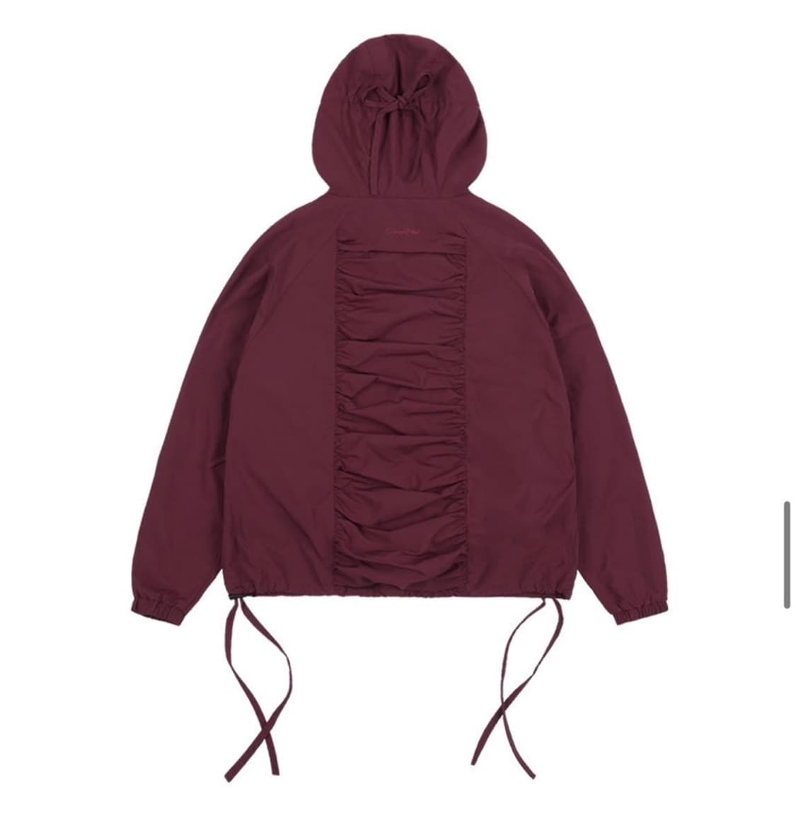 RIBBON SHIRRING WINDBREAKER 상품이미지3