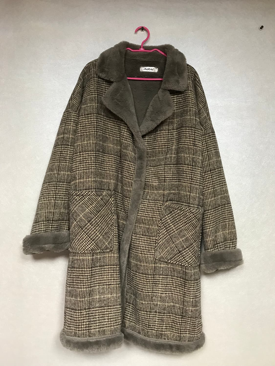 라떼갸루 빈티지 퍼코트 상품이미지1