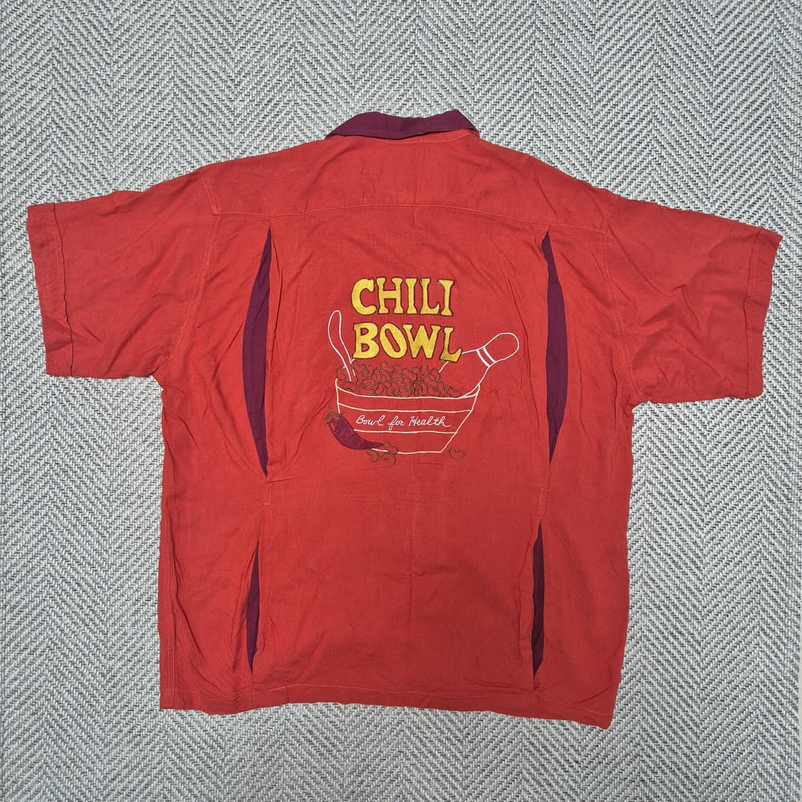 90s 빈티지 bowls over 볼링셔츠 (L) 상품이미지1
