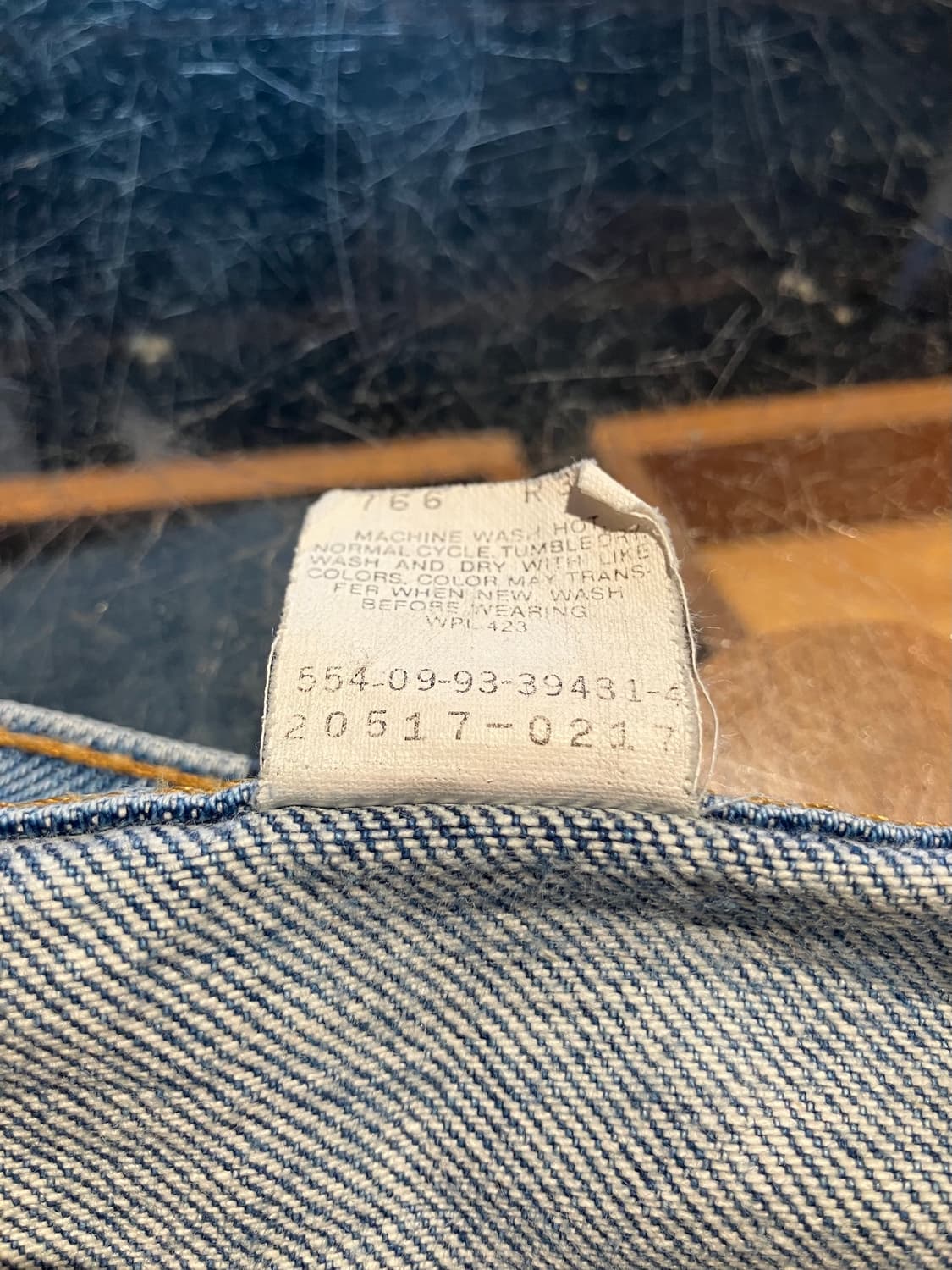 90s USA 빈티지 리바이스 517 부츠컷 데님 팬츠 상품이미지10