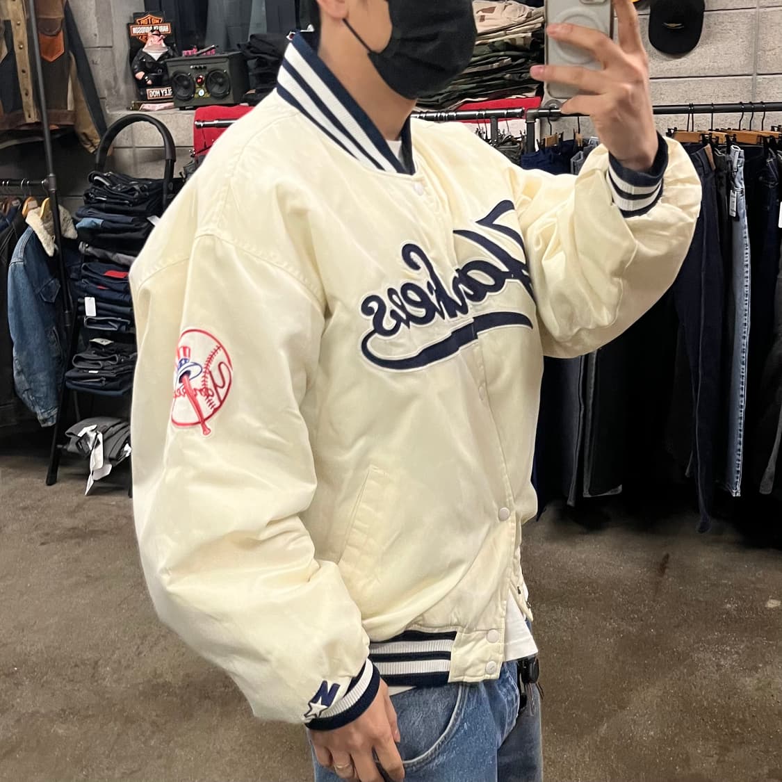 90s 스타터 뉴욕 양키즈 바시티 (110) 상품이미지7