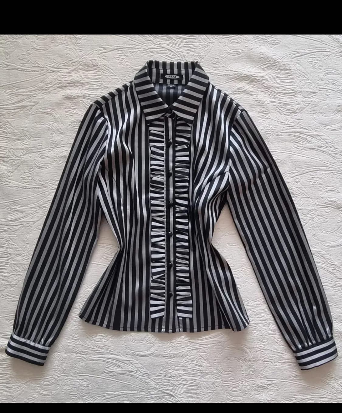 빈티지 공겜여주 긱시크 스트라이프 셔츠 상품이미지1
