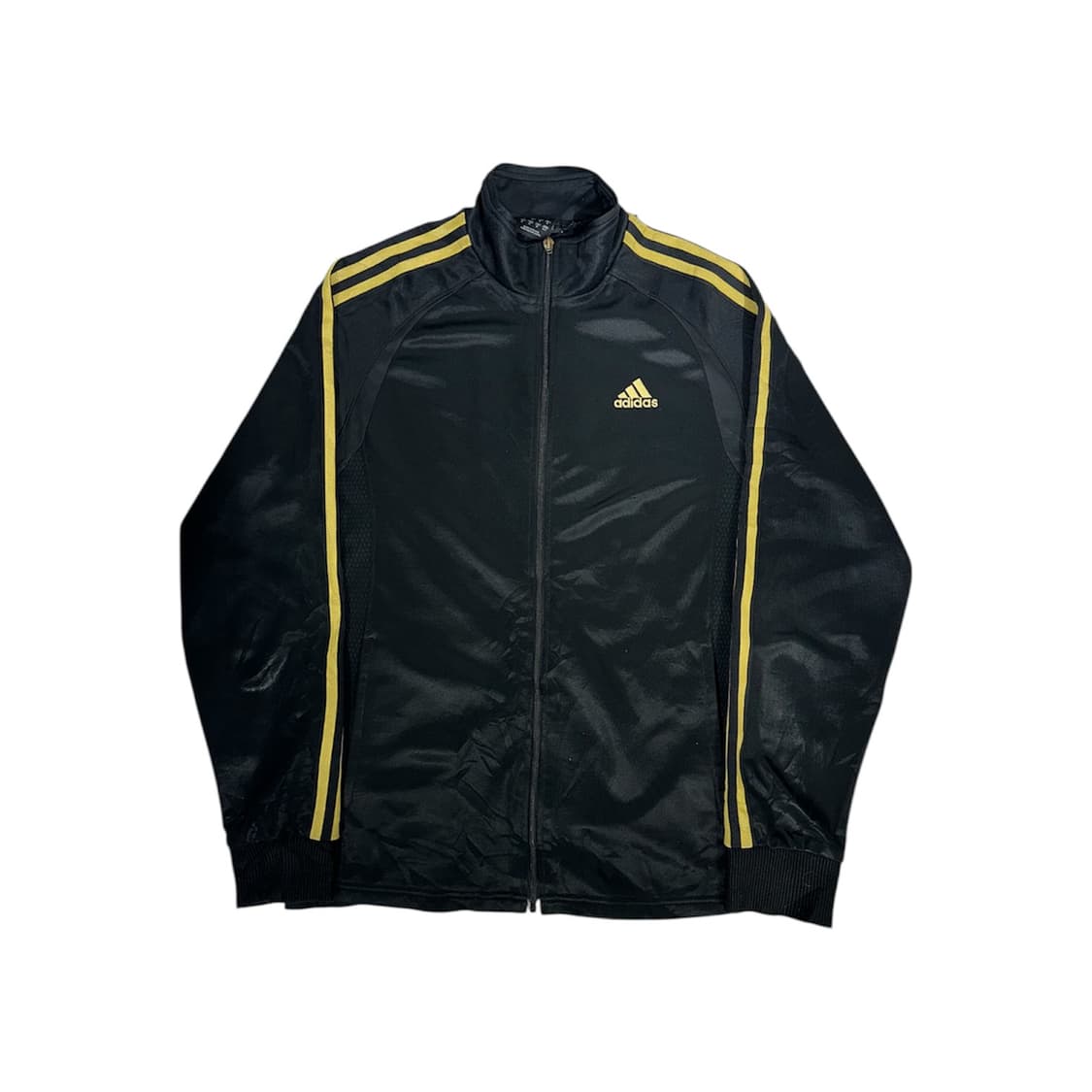 아디다스 블랙 골드 삼선 트랙탑 져지 M 상품이미지2