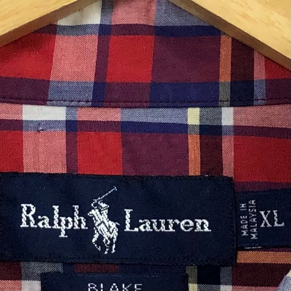 XL 폴로 체크 셔츠 상품이미지3