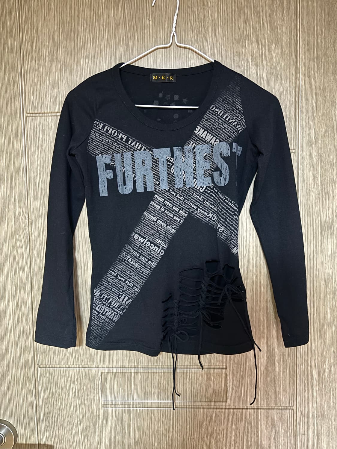 펑크 해골 그런지 딱붙티  상품이미지1