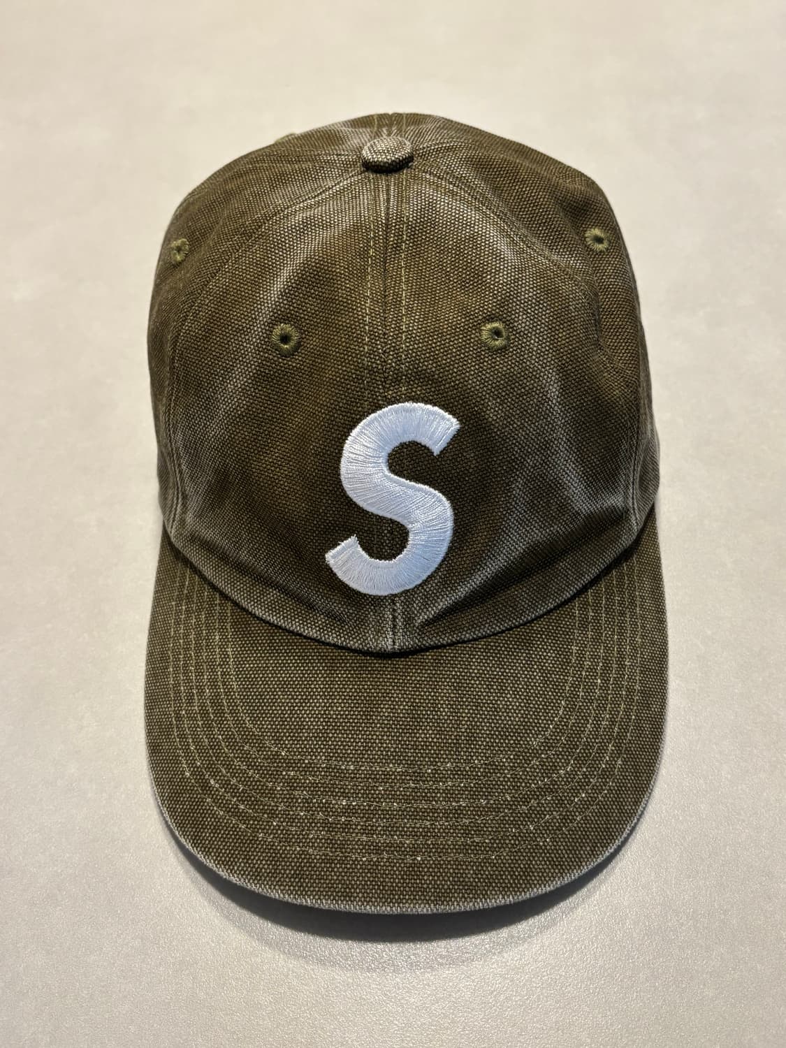 슈프림 S로고 모자 올리브 상품이미지2