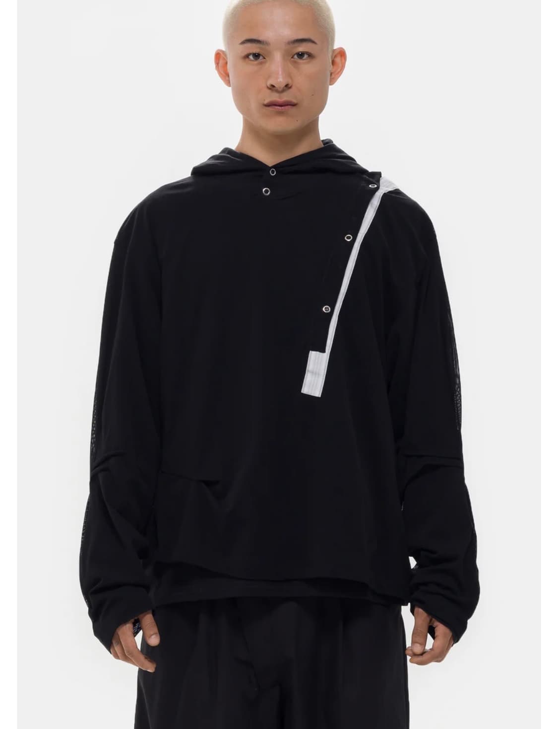 kiko kostadinov INEX HOODED TOP 블랙 44 상품이미지1