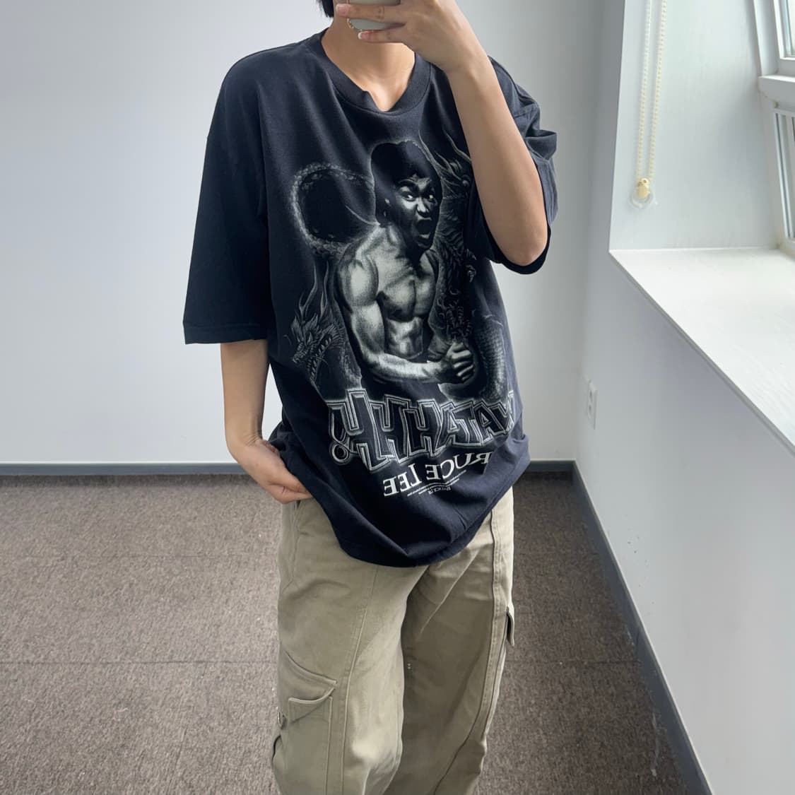 Michael 90s 브루스리 블랙 반팔  상품이미지2