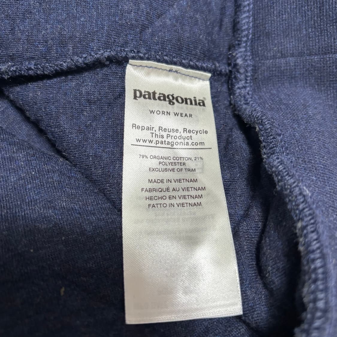L 파타고니아 네이비 퀄팅 반집업 퀼팅 상품이미지5