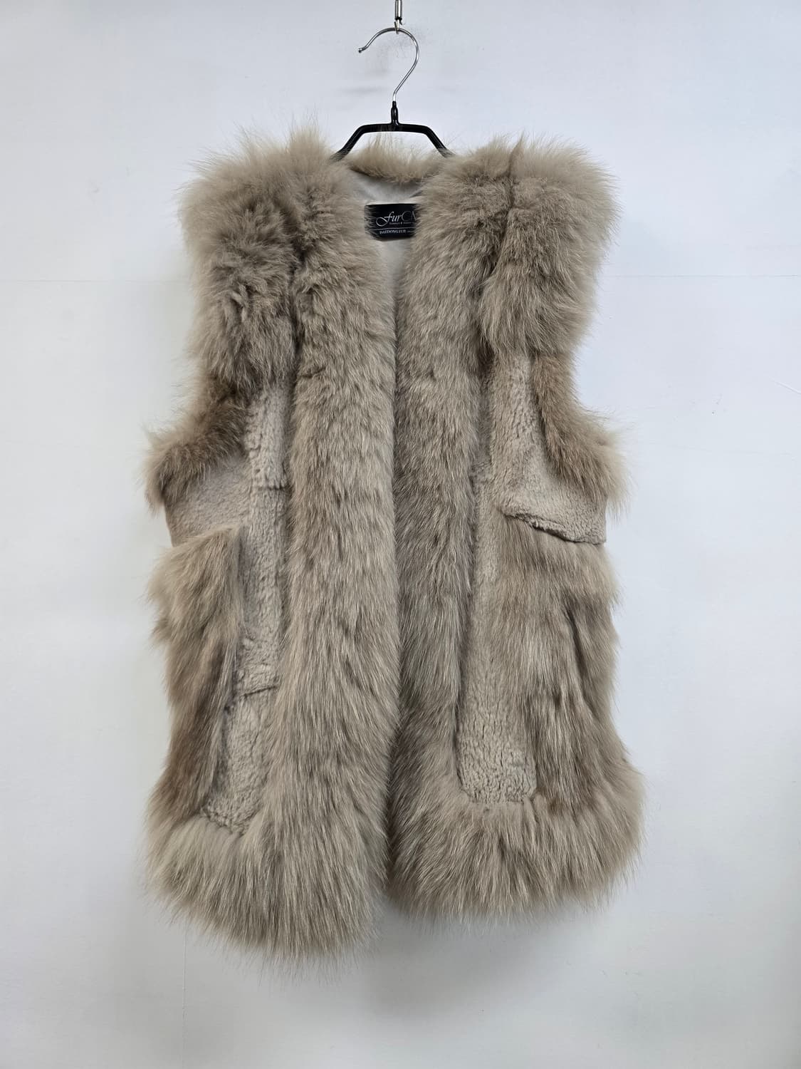 대동모피 고급진 천연 폭스퍼 베스트 상품이미지1