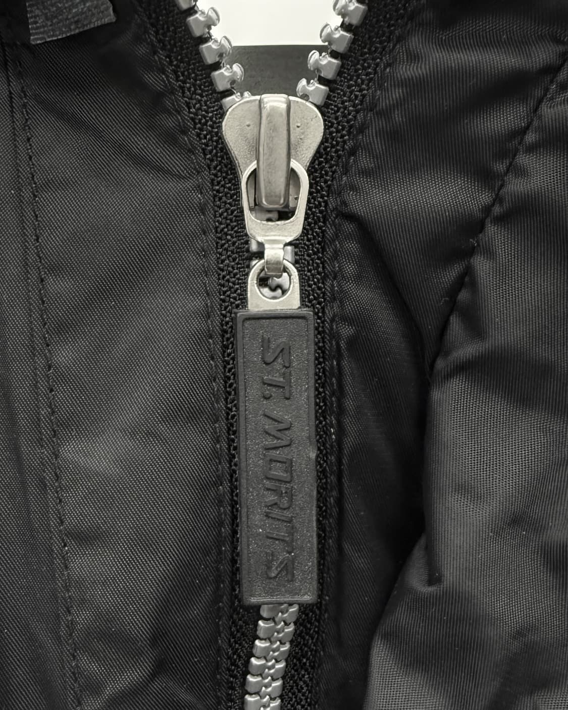 ST.Morits 00s 스키 웨어 택티컬 나일론 자켓 블랙 상품이미지4