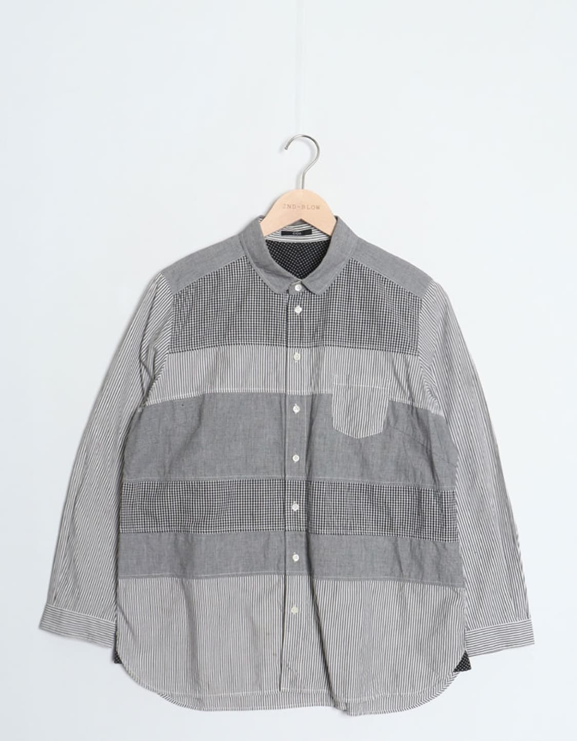 CO's Block Stripe&Check Shirts 상품이미지1