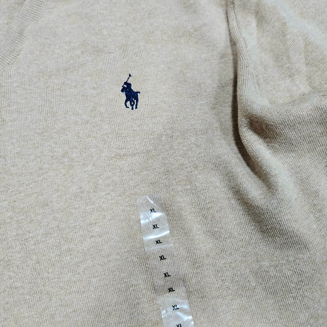 (미사용)폴로랄프로렌 파마코튼 브이넥 스웨터 니트 XL size 상품이미지3