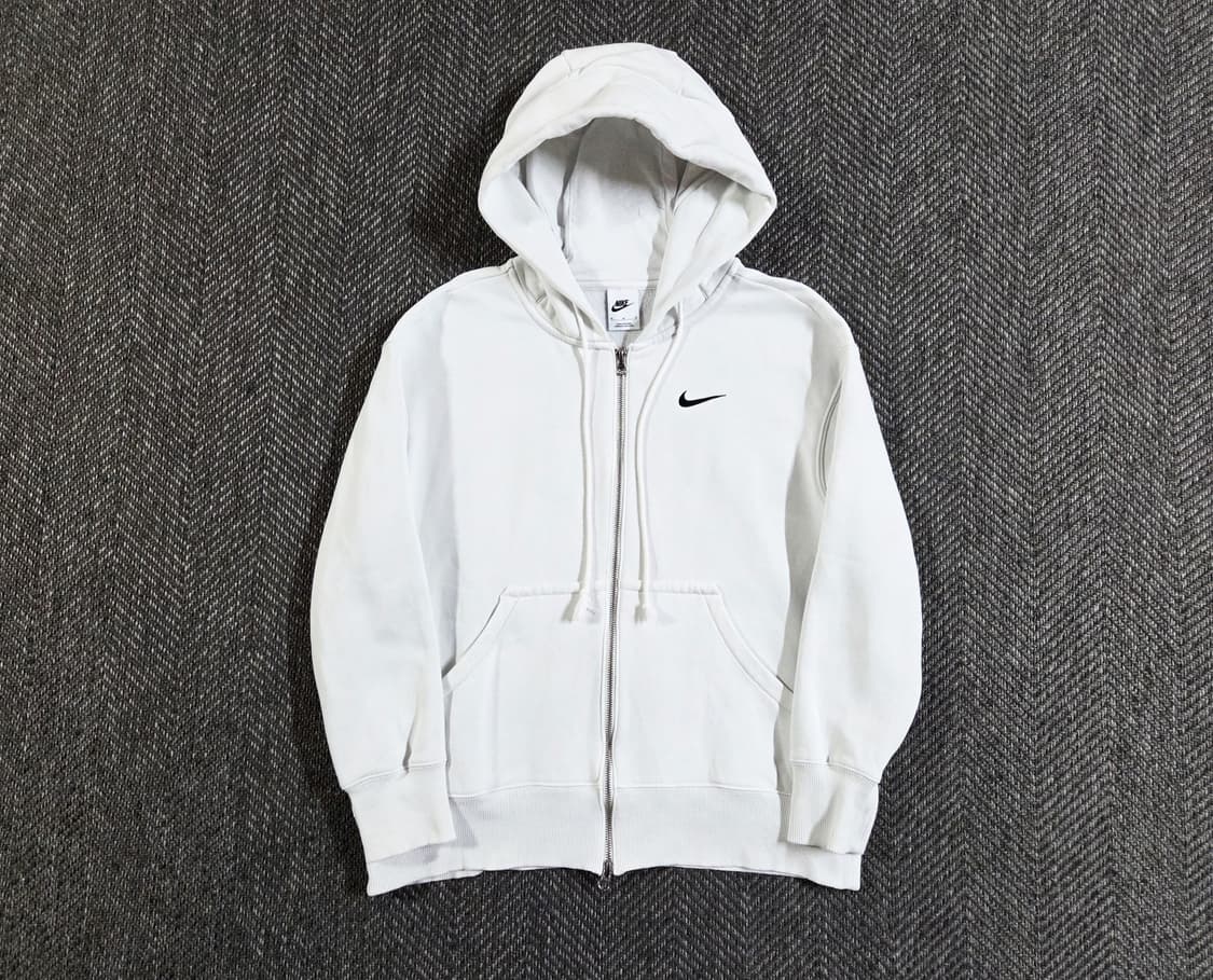 나이키 Nike 스우시 화이트 투웨이 후드집업 상품이미지1