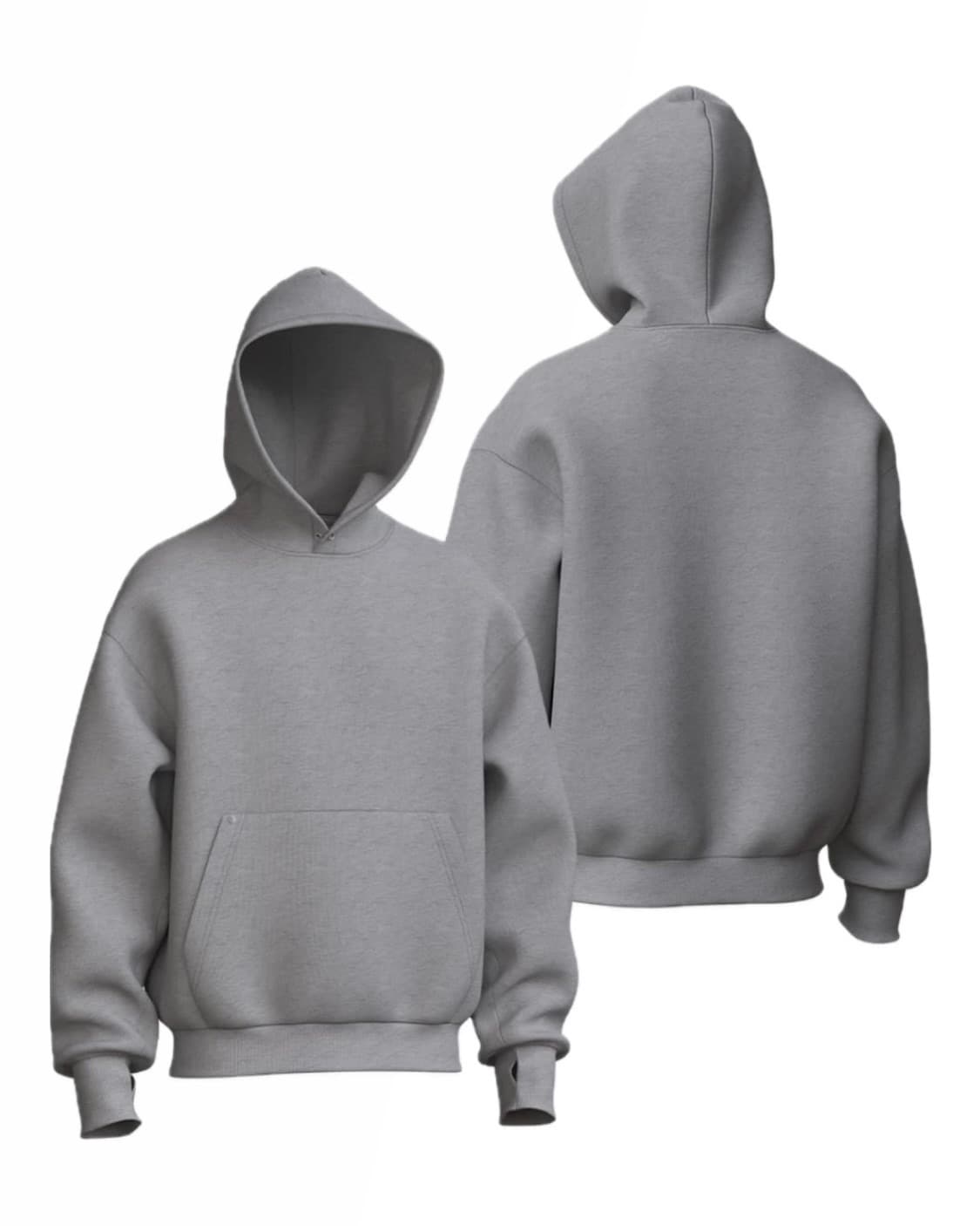 인템포무드 해비 코튼 썸홀 후디 L 상품이미지1