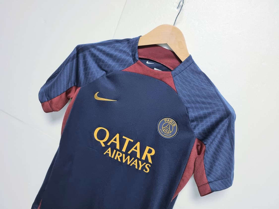 주니어 나이키 PSG 23-24 파리 생제르맹 스트라이트 탑 축구복 저지 상품이미지3