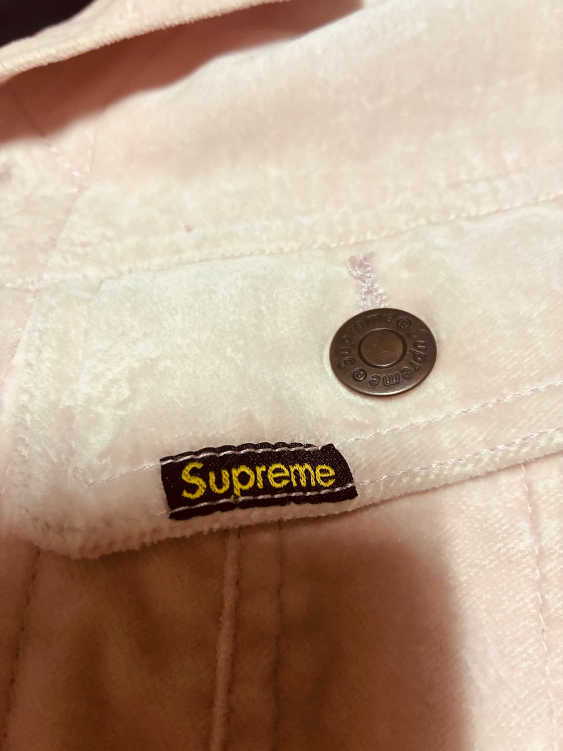 슈프림 벨루어 트러커 자켓 M 상품이미지5