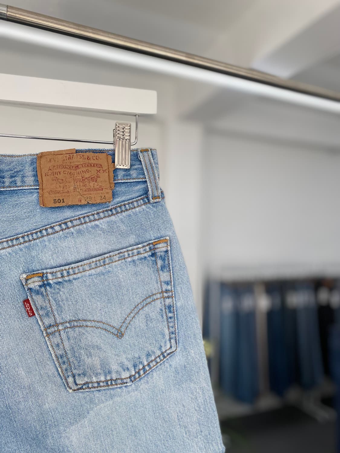 Levis501 Cut Off 90s USA 27사이즈 a4895 상품이미지6