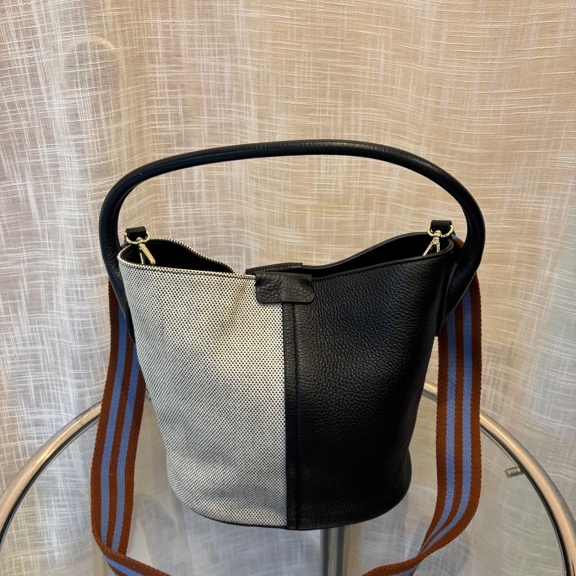 정품 브루노말리 버킷 숄더백 토트백     상품이미지6