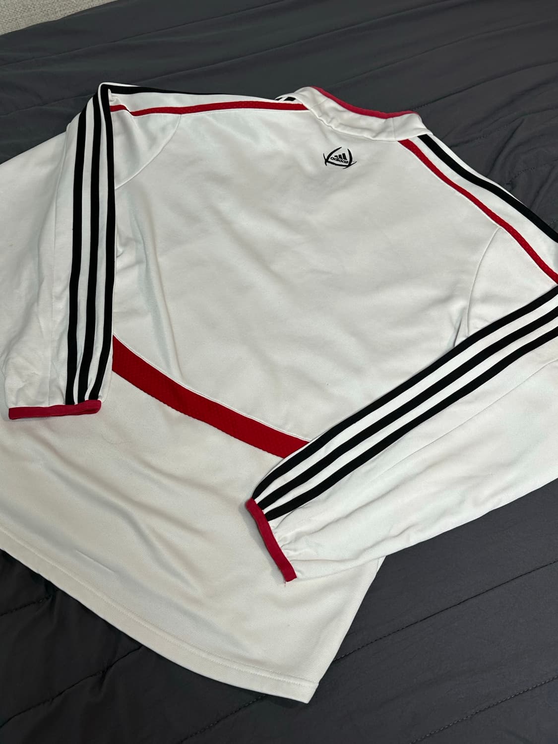 아디다스 AC밀란 트랙탑  화이트져지 라지 상품이미지3