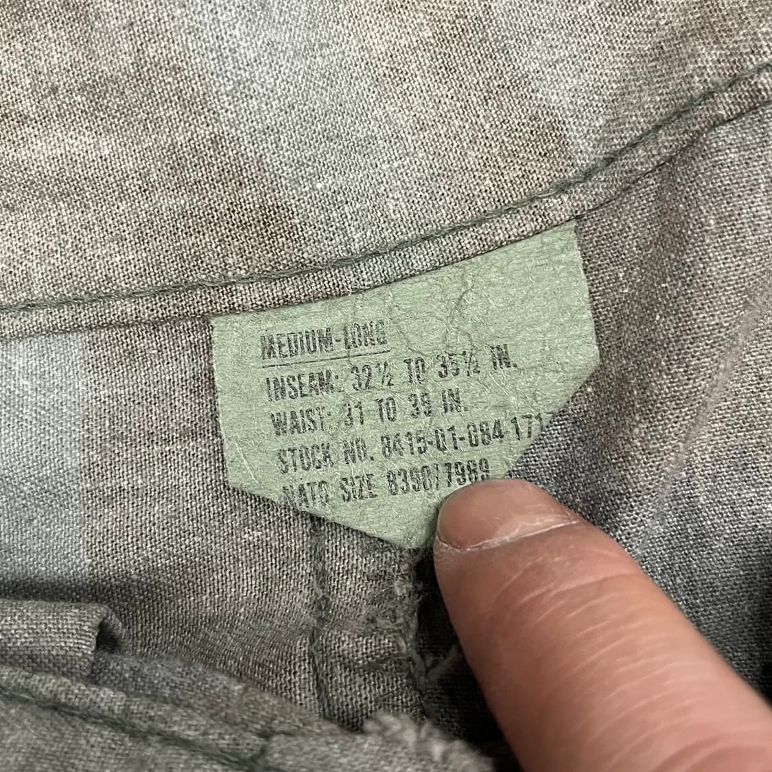 미군 우드랜드 BDU  컷오프 쇼츠 (~34”) 상품이미지6