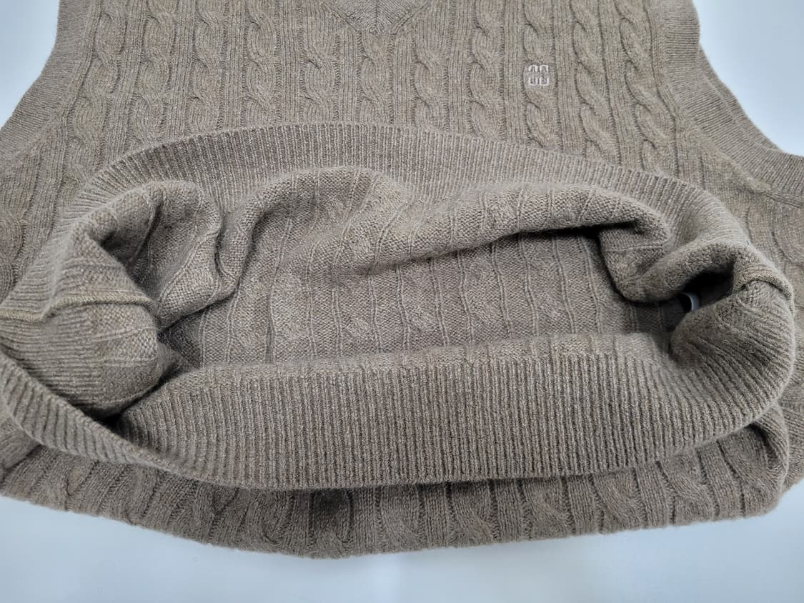 DAKS 닥스 케이블 울 알파카 니트 베스트 / 남 105
 상품이미지7