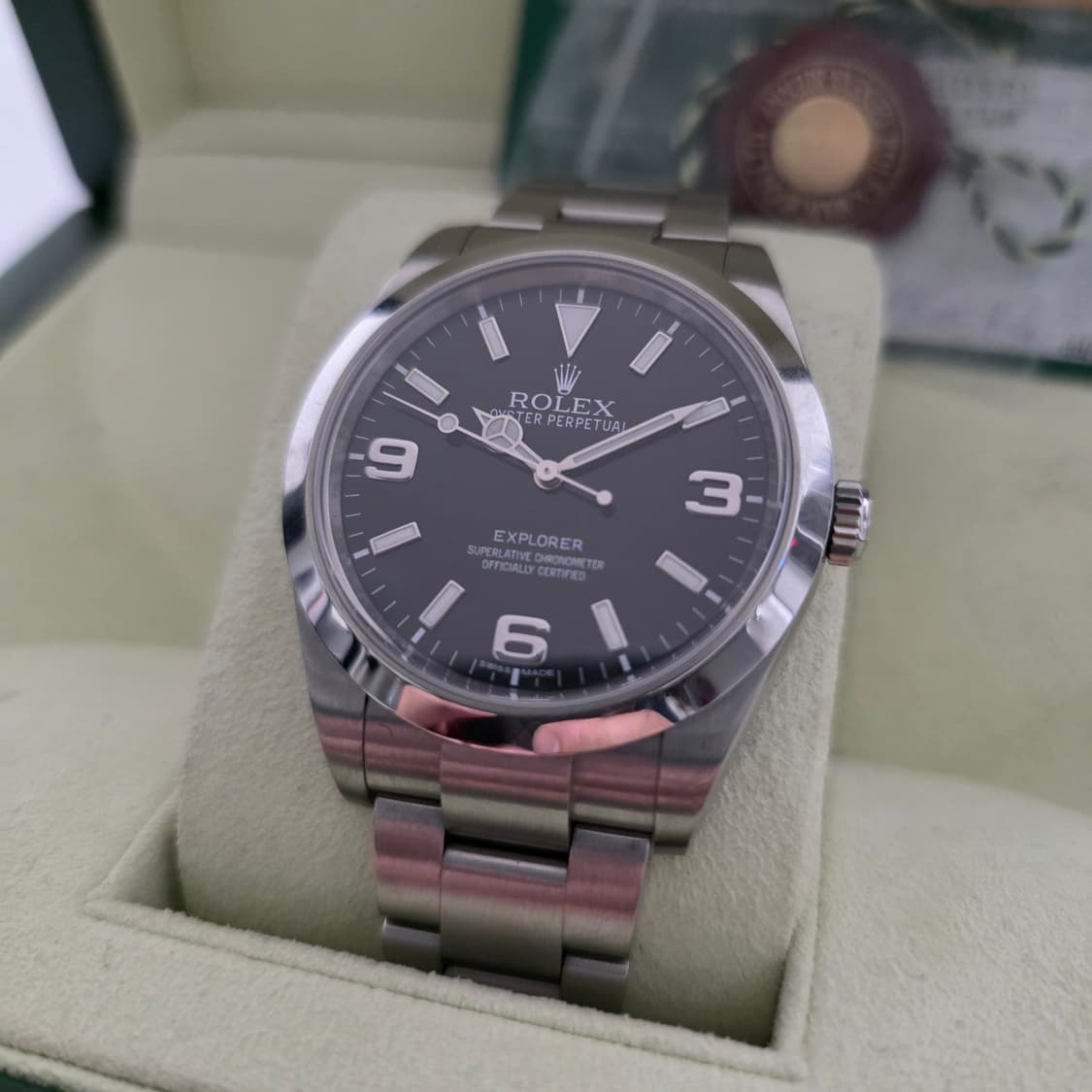 롤렉스 익스플로러1 39mm mk1 (화골익스, 214270) 상품이미지3