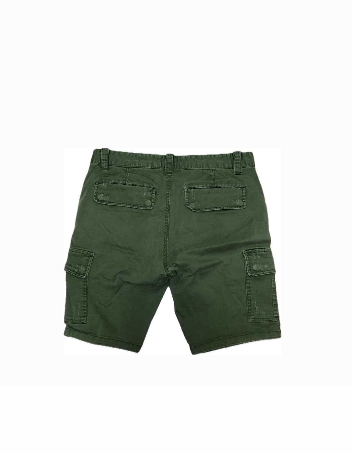 버커루 카고 버뮤다 팬츠 카키 와투케 y2k 힙합 상품이미지2