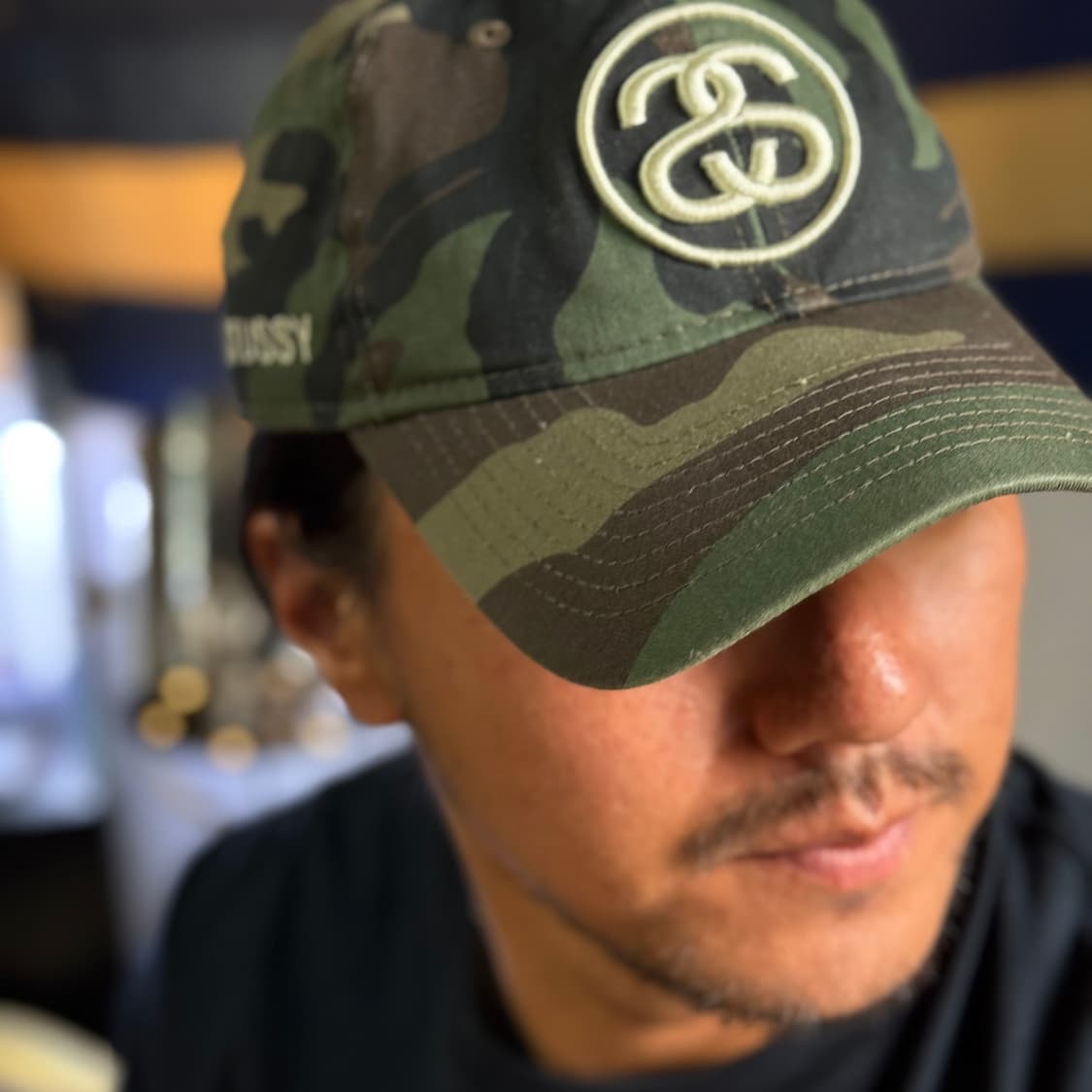 스투시 SS 링크 9트웬티 캡 우드랜드 카모 OS 상품이미지9