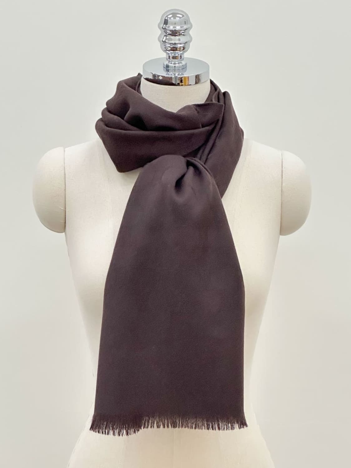 celine / 셀린느 브라운 트리오페 울 머플러 상품이미지8