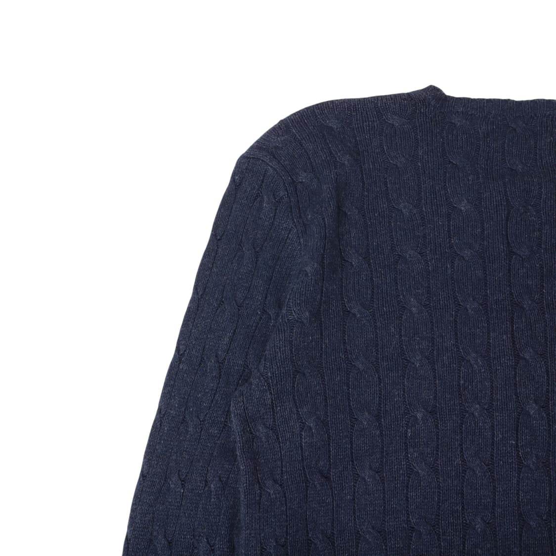 폴로 랄프로렌 네이비 실크 캐시미어 케이블 니트 상품이미지5